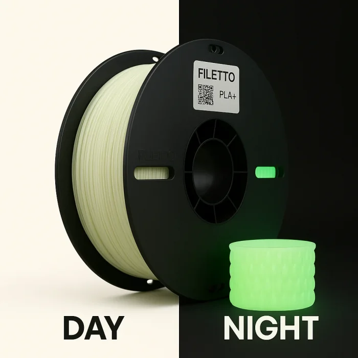 Filetto PLA+ Glow Yeşil Filament 1 kg (1.75. mm)