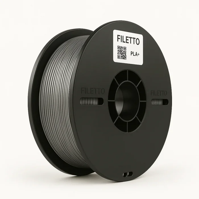 Filetto PLA+ Gümüş Gri Filament 1 kg (1.75. mm)