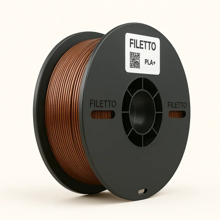 Filetto PLA+ Kahverengi Filament 1 kg (1.75. mm)