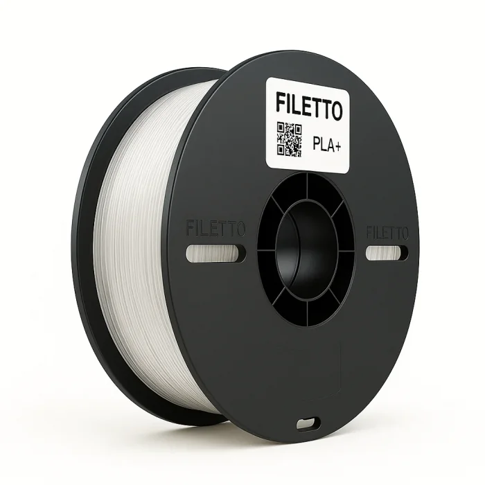 Filetto PLA+ Natural Şeffaf Filament 1 kg (1.75. mm)