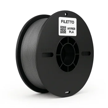 Filetto Hyper PLA Gümüş Gri Filament 1 kg (1.75. mm)