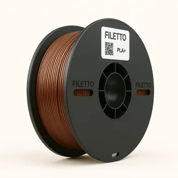 Filetto PLA+ Kahverengi Filament 1 kg (1.75. mm)