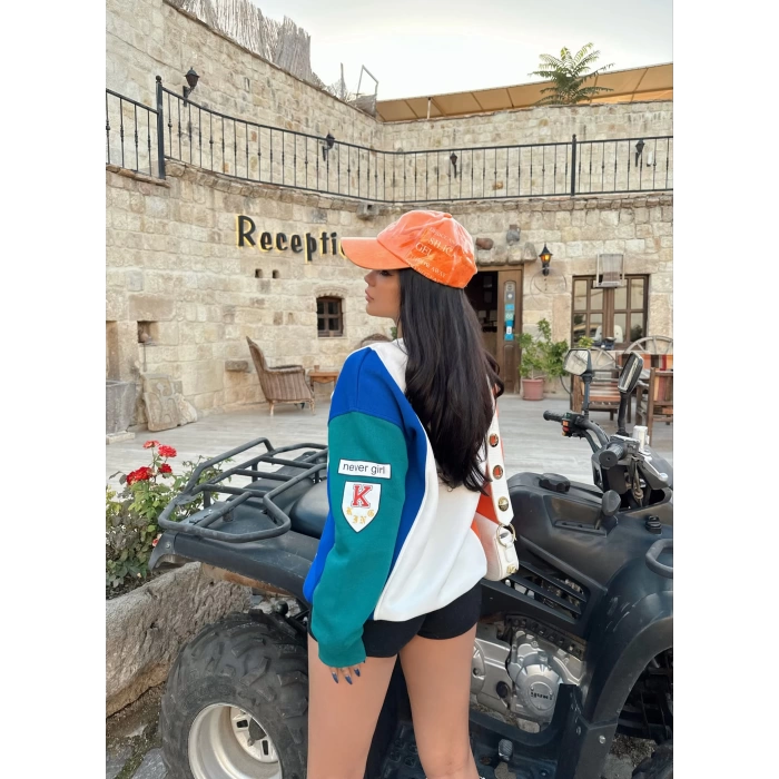98 İçi Şardonlu Oversize Sweat