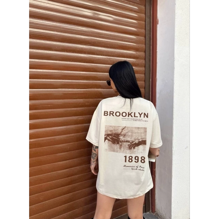 Brooklyn Sırt Baskı Tişört