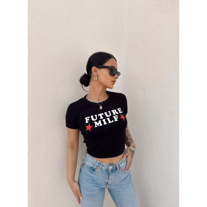 Siyah Future Kompakt Crop