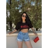 Hell Crop Tişört