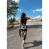 Siyah Desenli İkili Takım