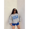USA Oversize Kalıp Sweat