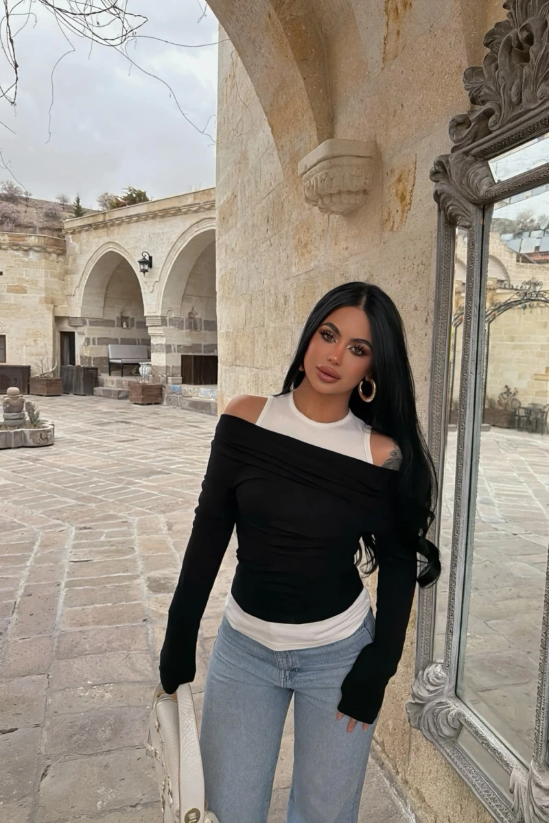 Siyah Çilek İkili Badi Takım