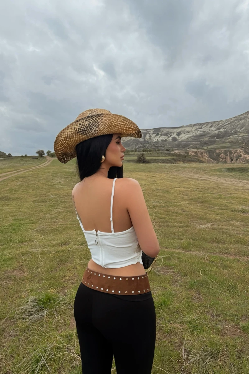 Beyaz Güpürlü Kuşgözü Crop