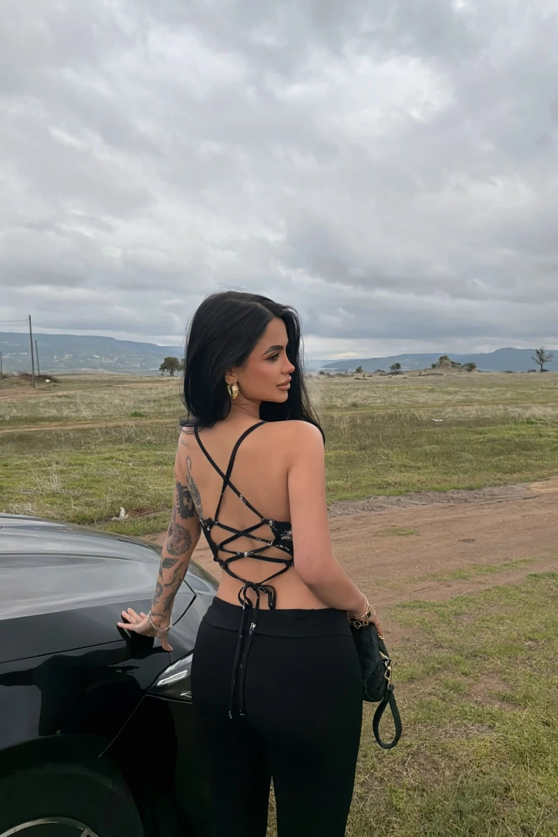 Sırt Bağlamalı Degaje Crop