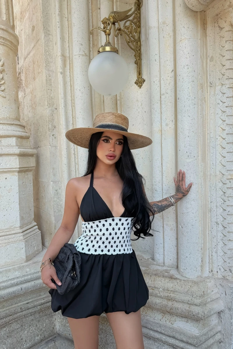 Balon Etekli Pauntiye Elbise