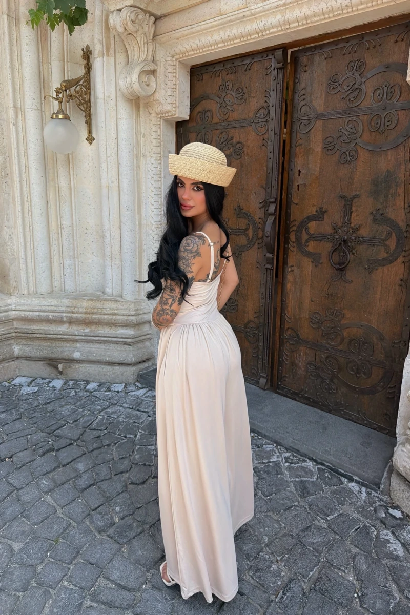 Bej Luna Palazzo Askılı Tulum