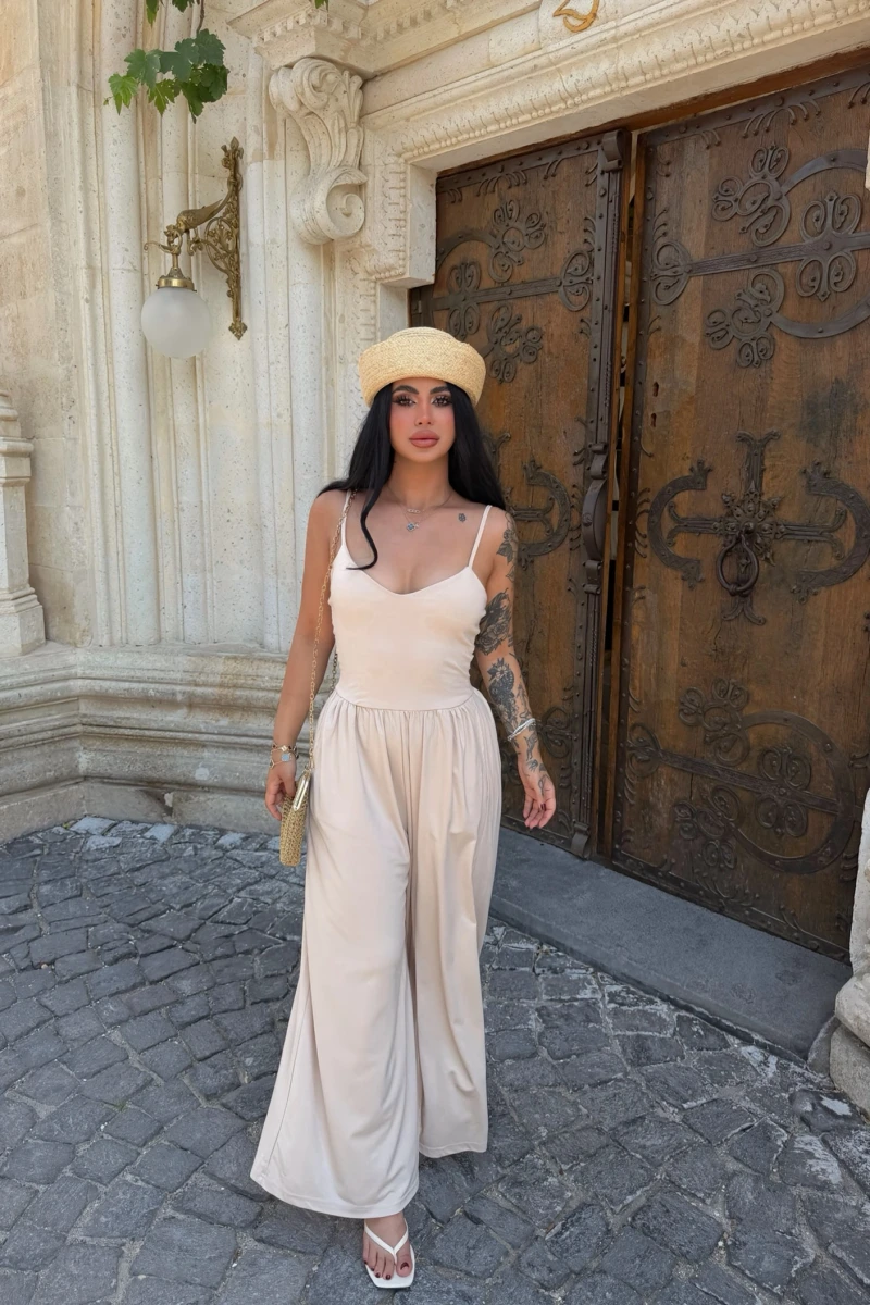 Bej Luna Palazzo Askılı Tulum