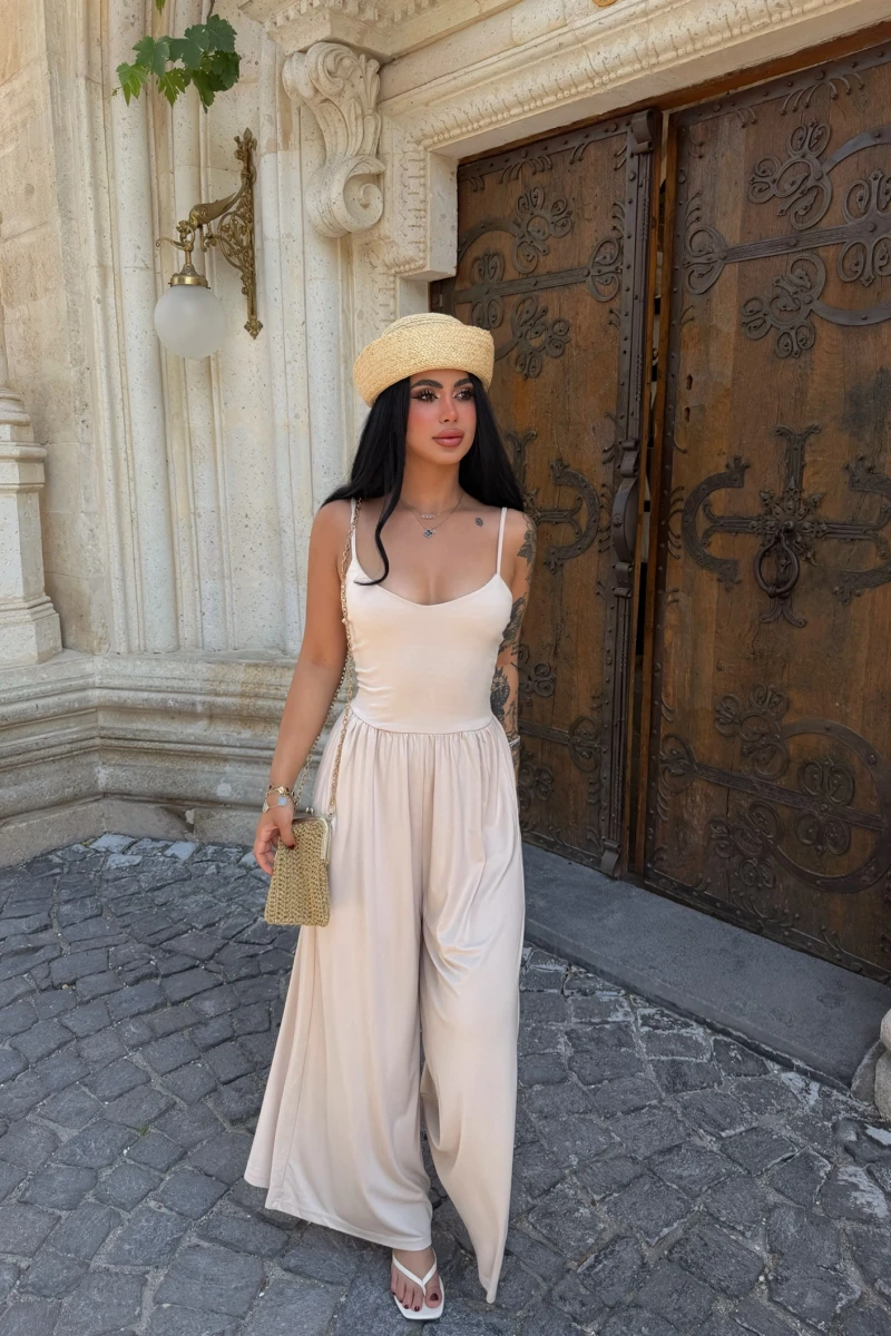 Bej Luna Palazzo Askılı Tulum