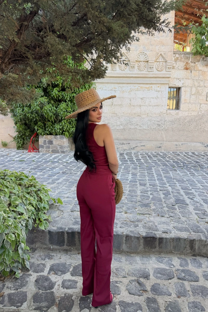 Bordo Kaşkorse Basic İkili Takım