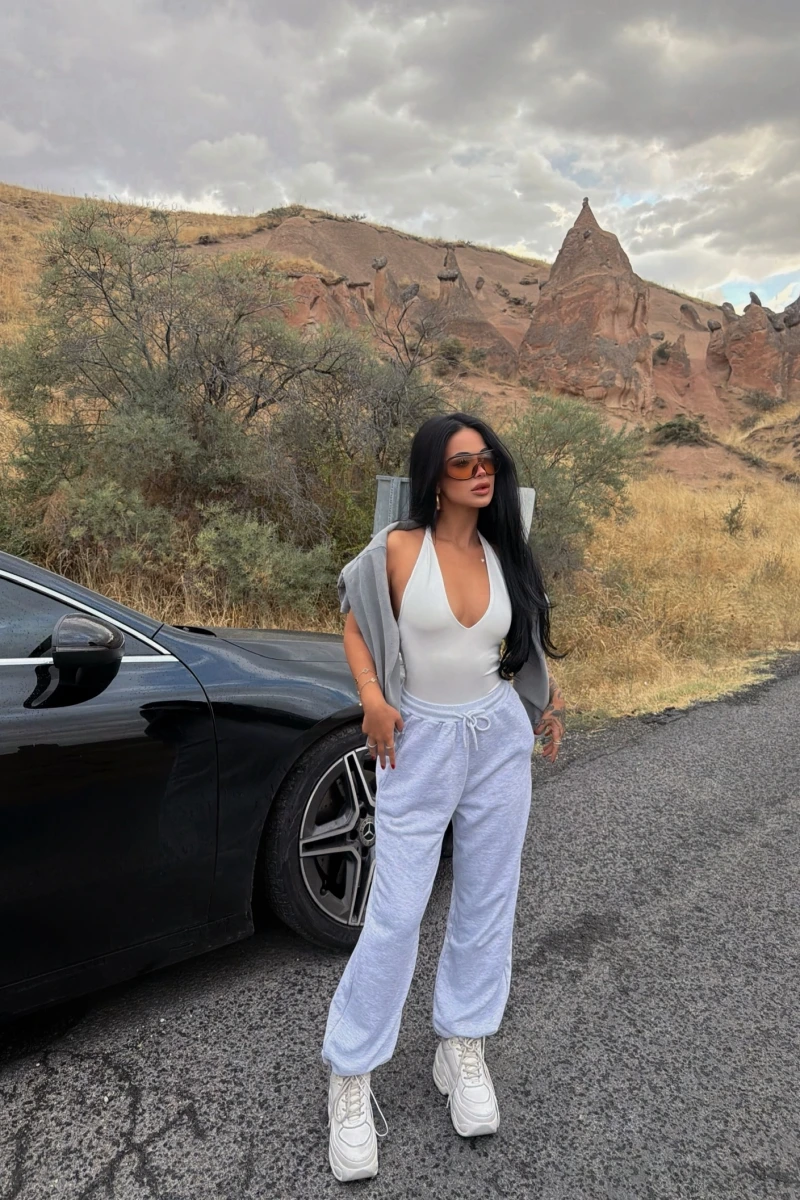 Gri Flow Jogger Eşofman Altı