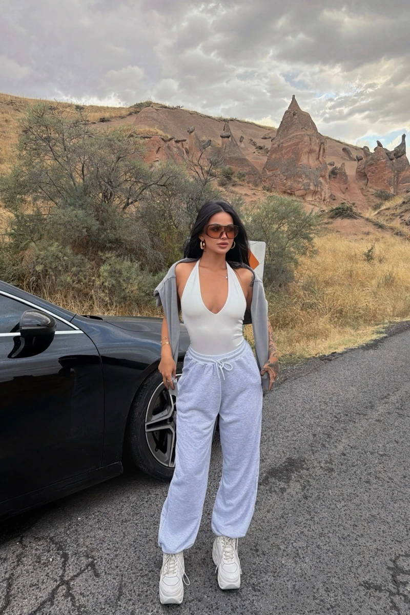 Gri Flow Jogger Eşofman Altı