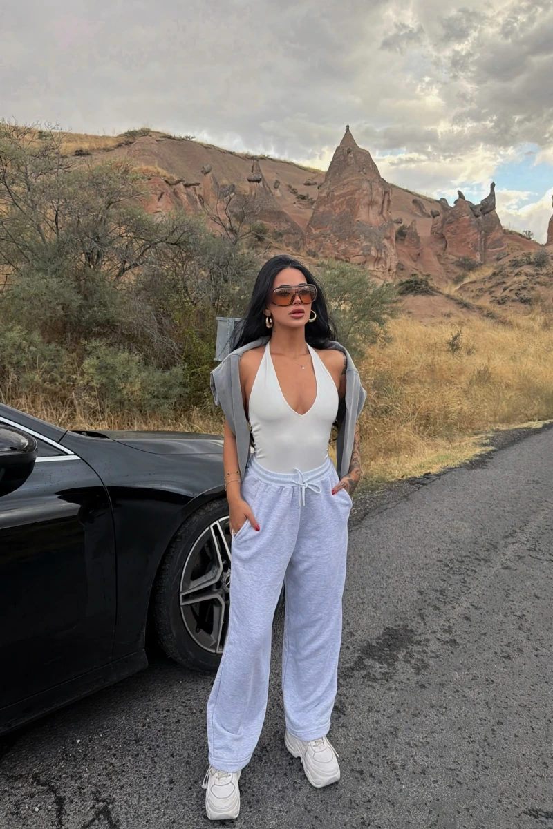 Gri Flow Jogger Eşofman Altı