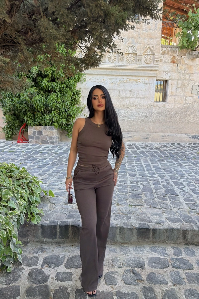 Kahve Kaşkorse Basic İkili Takım