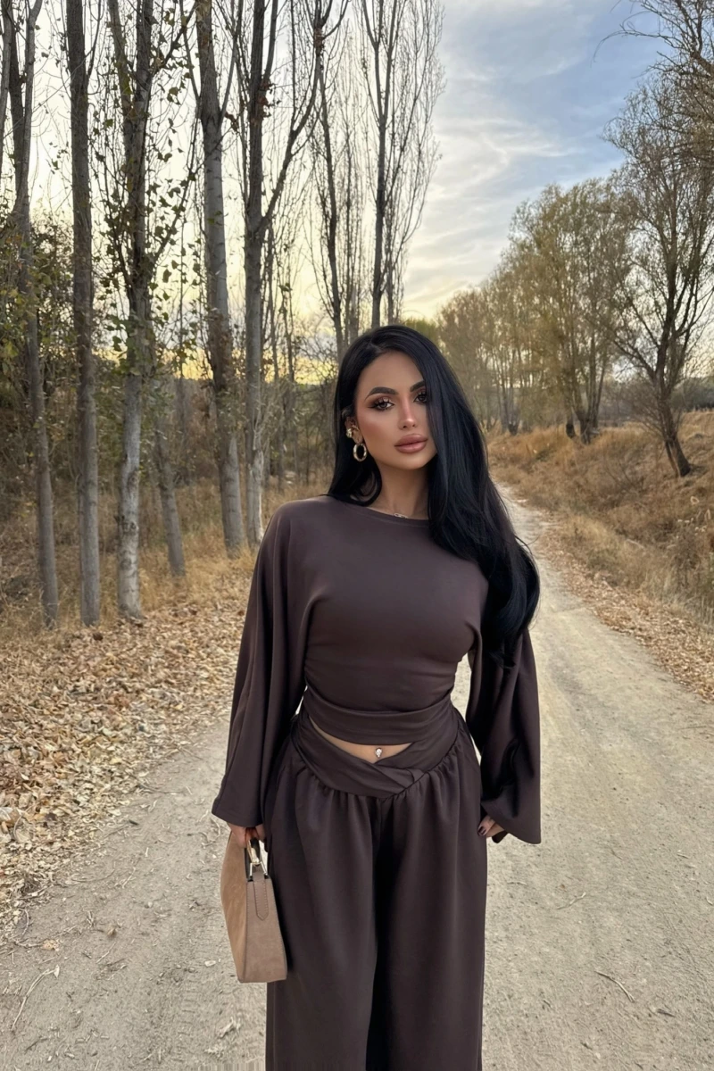 Kahve Modal Kemer Takım