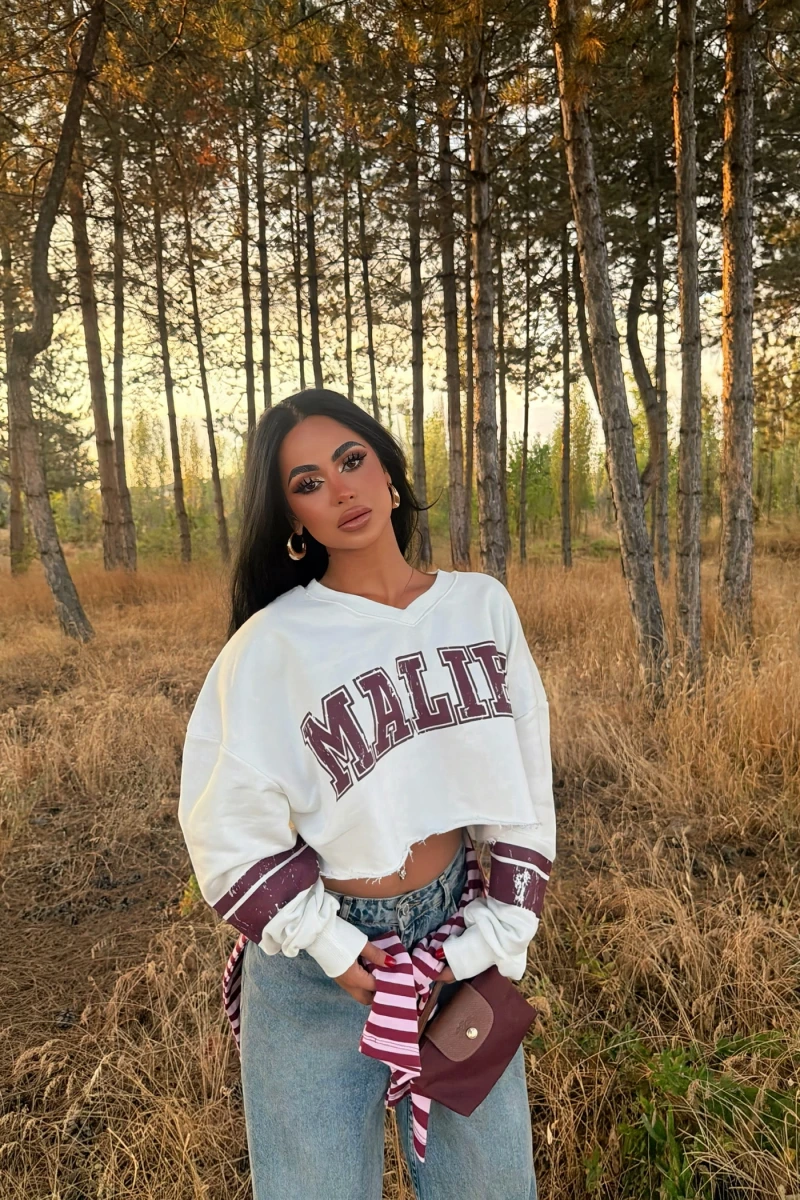Malibu V Kısa Sweat