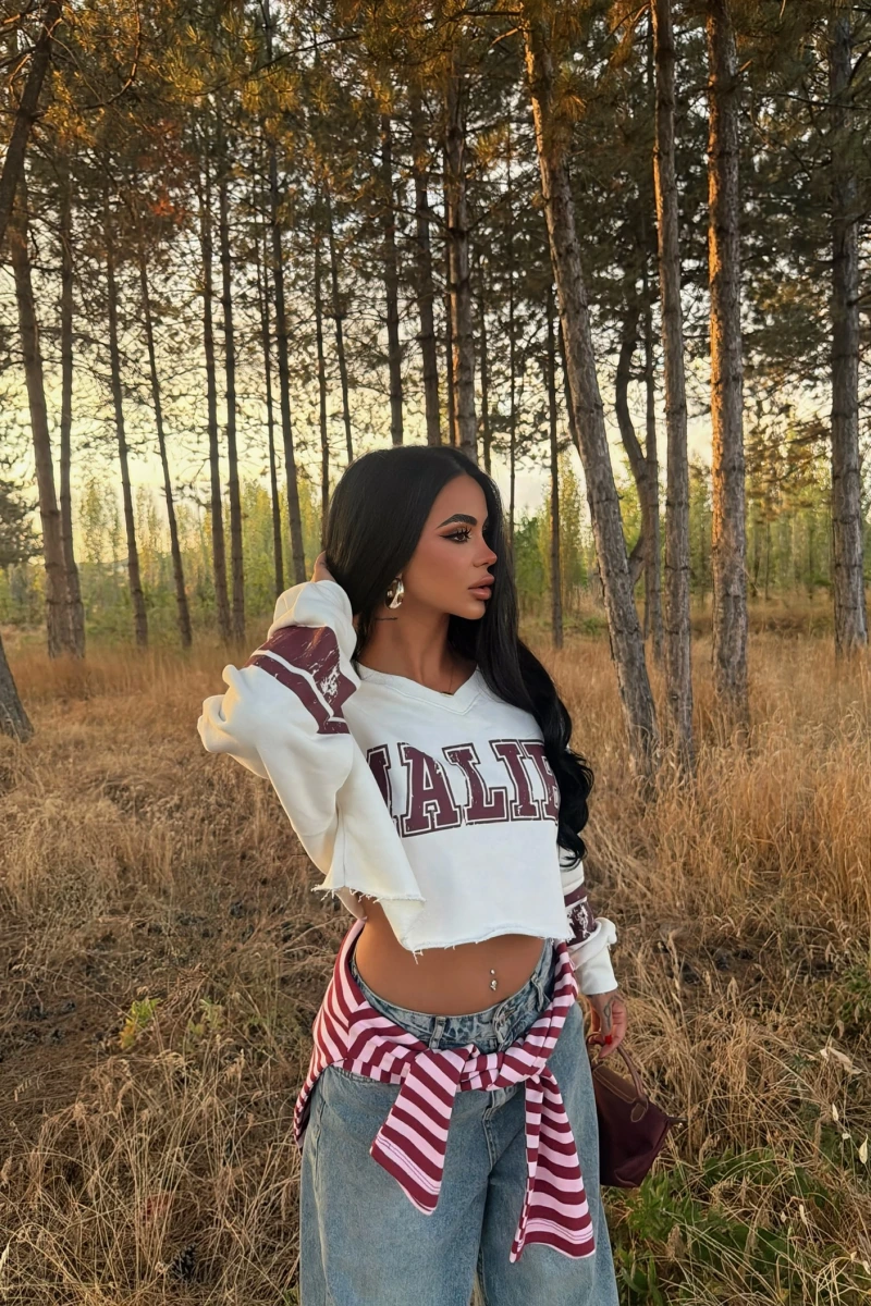 Malibu V Kısa Sweat
