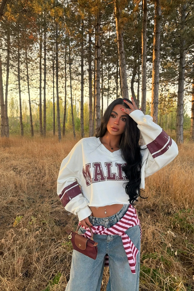 Malibu V Kısa Sweat