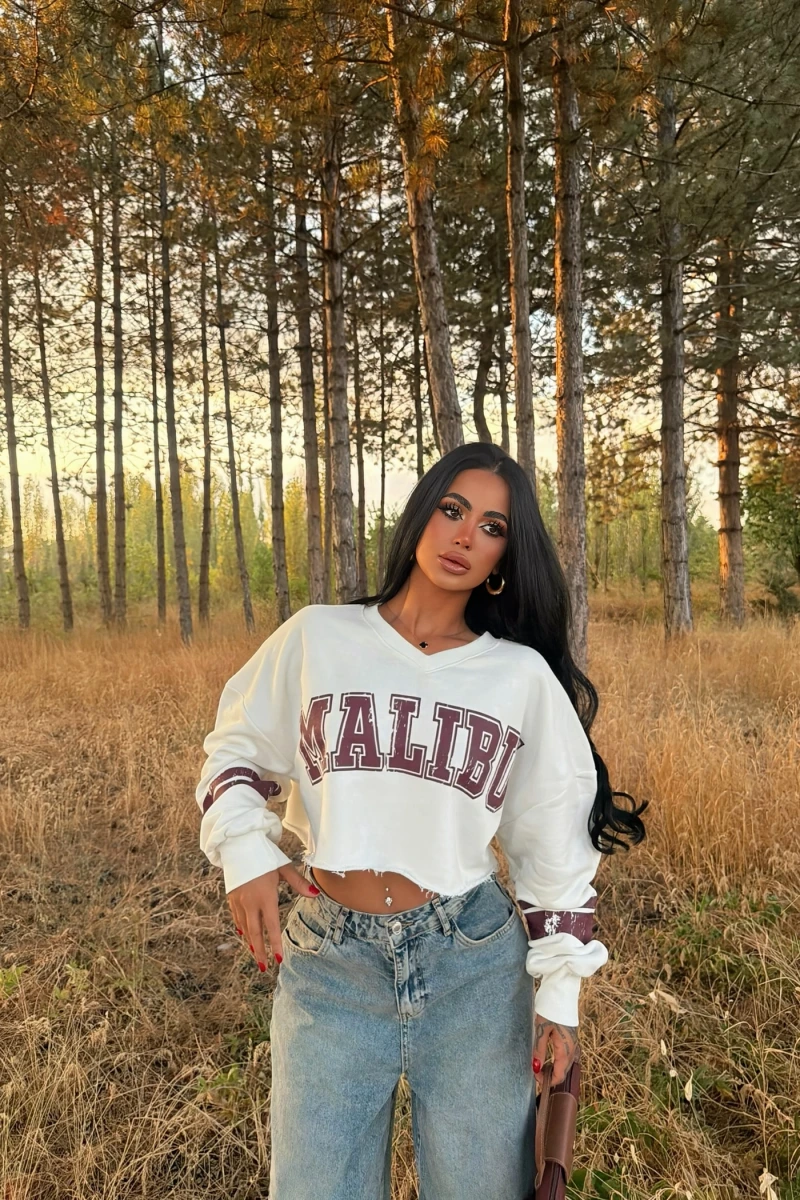 Malibu V Kısa Sweat