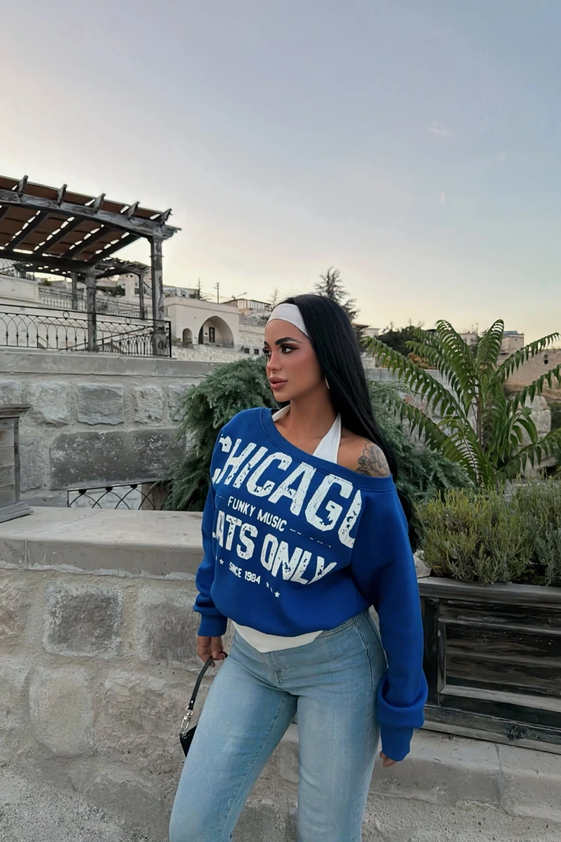 Mavi Chicago İki Parça Sweat