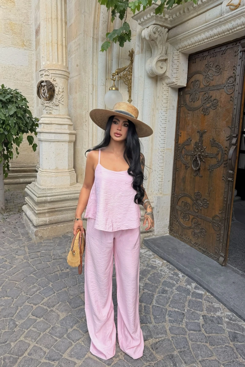 Pembe Askılı Aerobin İkili Takım