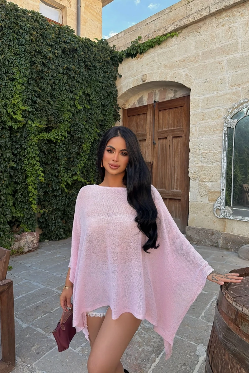Pudra Oversize Batwing Triko Panço