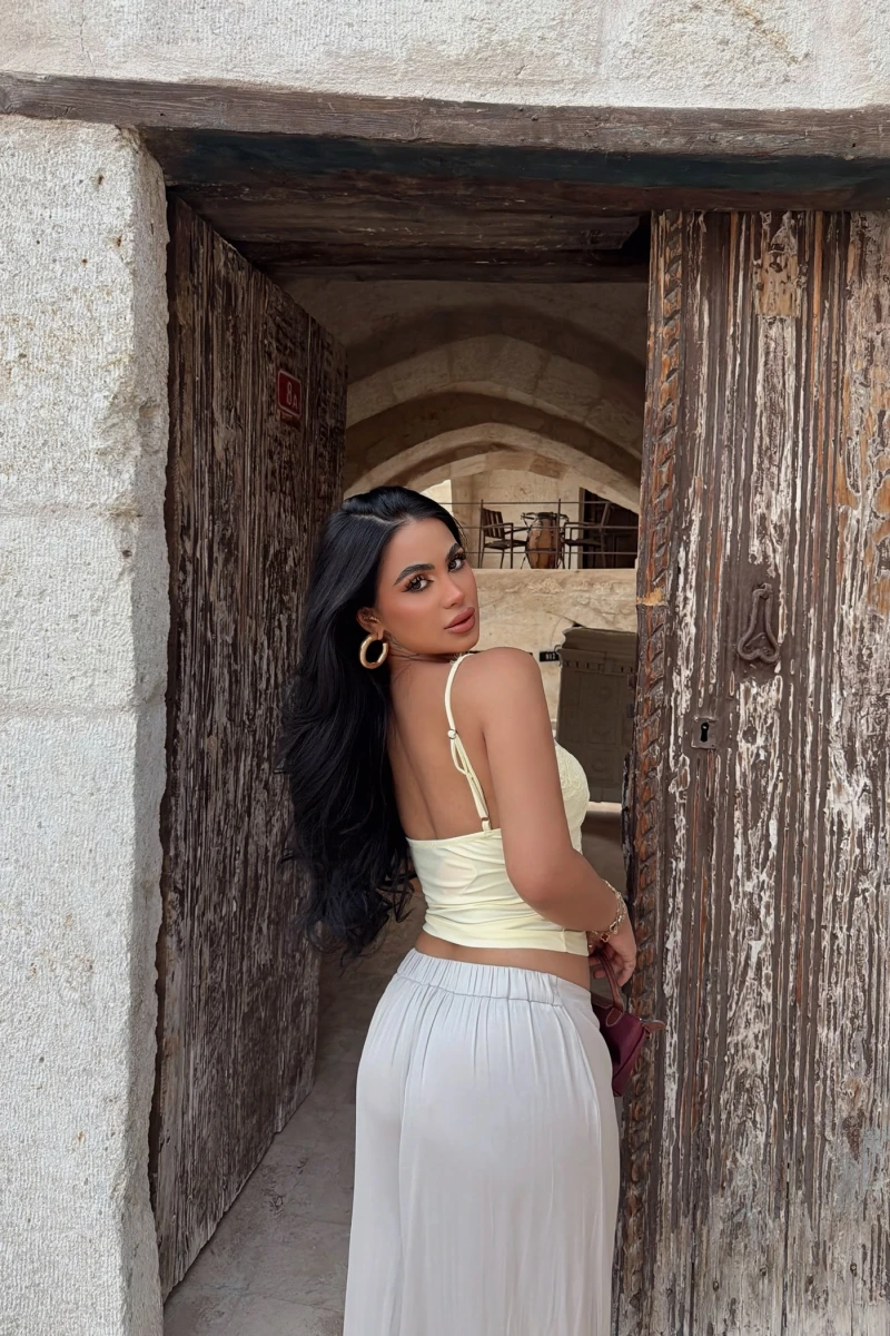 Sarı Güpürlü Sandy Bralet