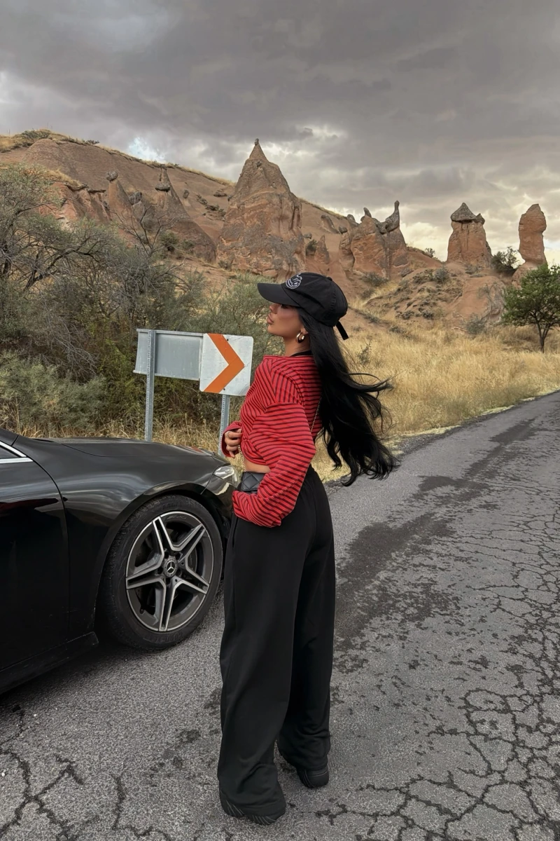 Siyah Flow Jogger Eşofman Altı