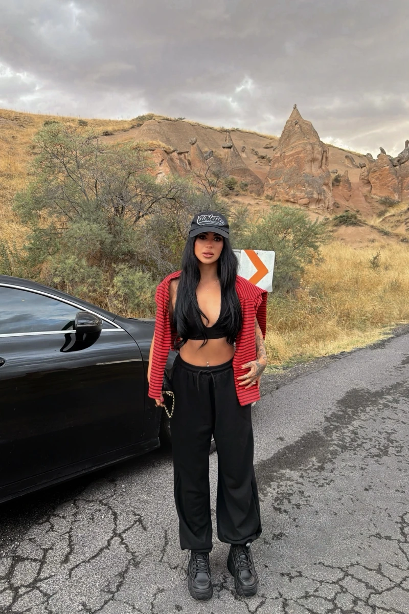 Siyah Flow Jogger Eşofman Altı
