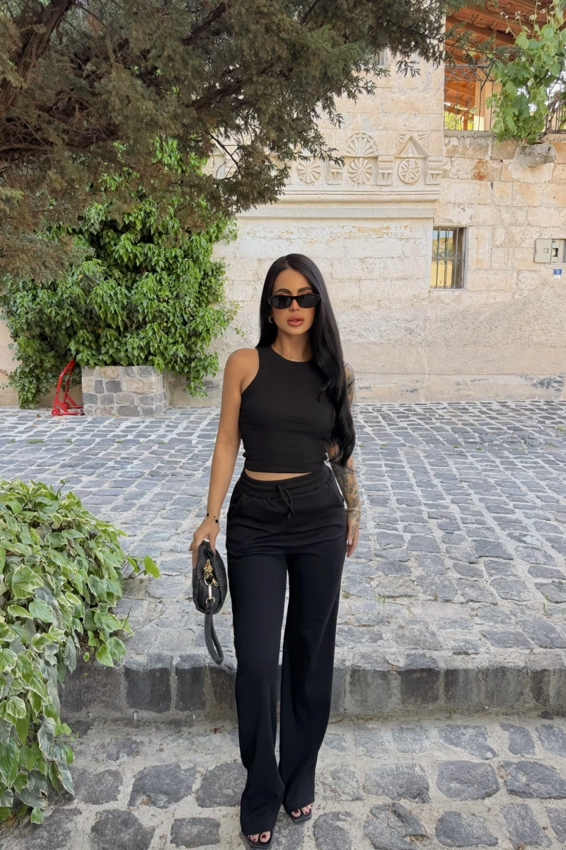 Siyah Kaşkorse Basic İkili Takım