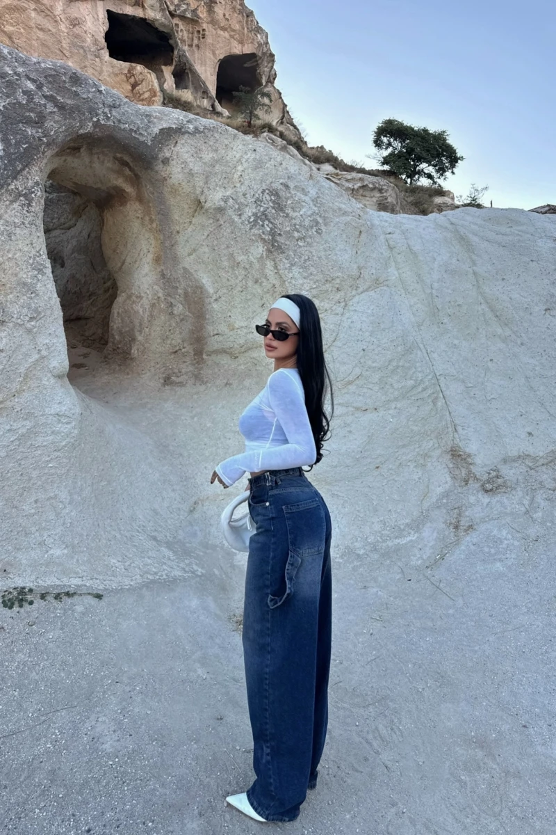 Vega Baggy Denim Pantolon
