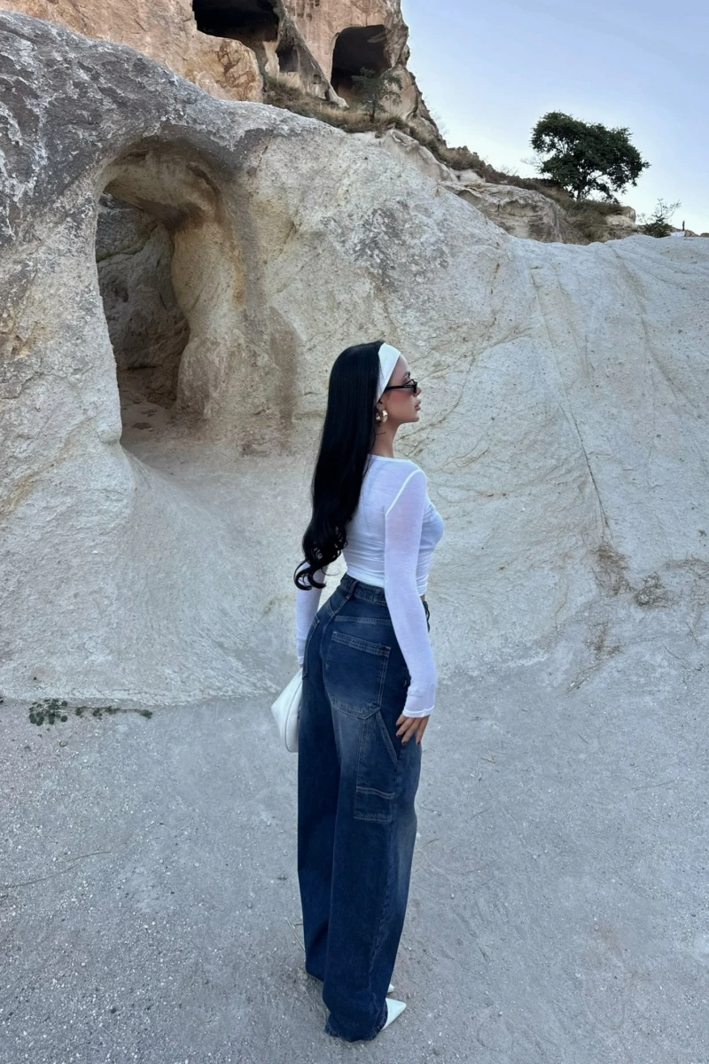 Vega Baggy Denim Pantolon