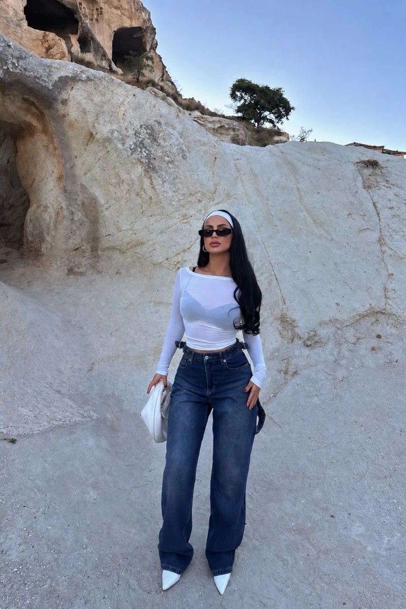 Vega Baggy Denim Pantolon