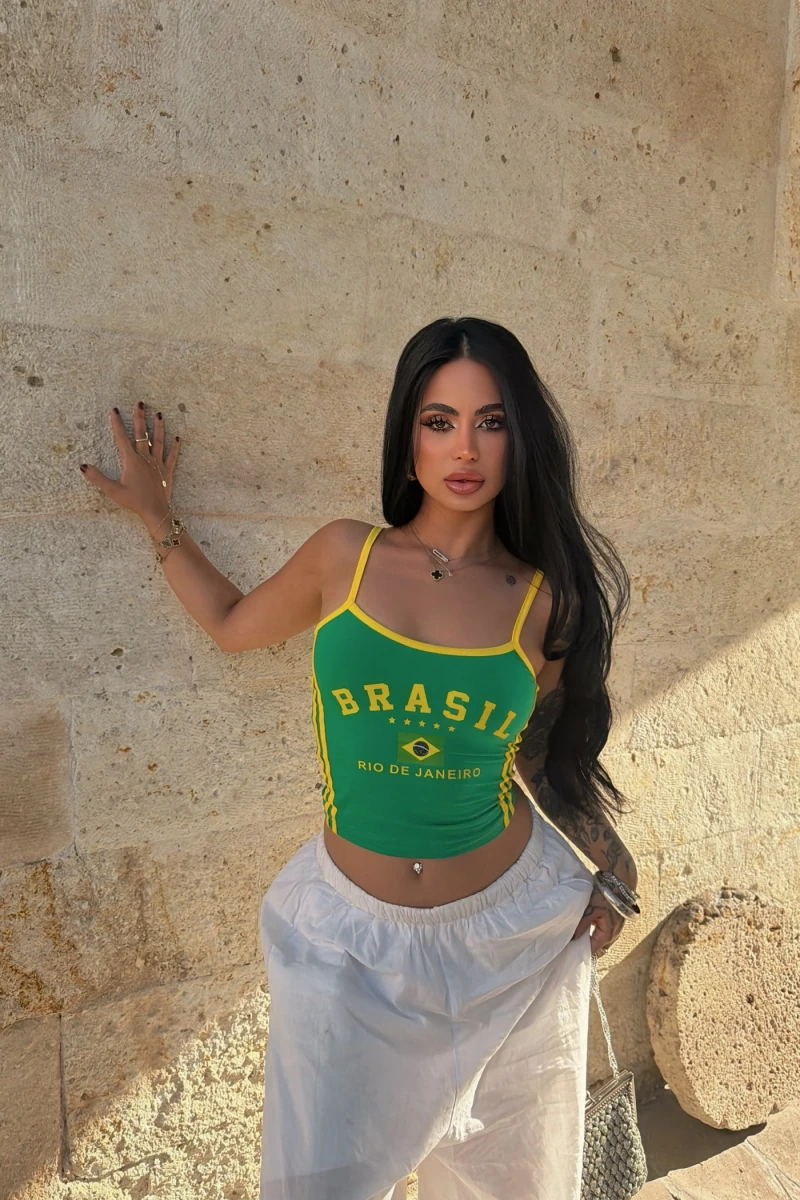 Yeşil Askılı Brasil Crop
