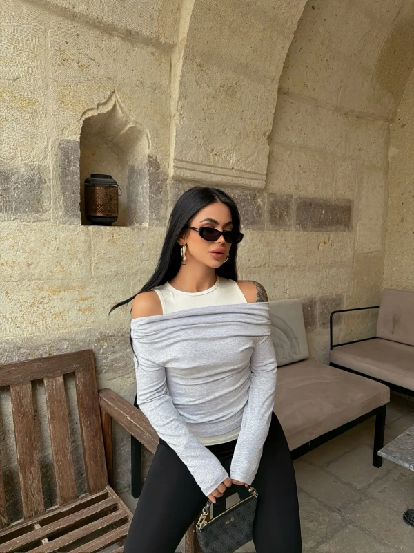 Gri Çilek İkili Badi Takım