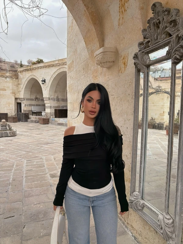 Siyah Çilek İkili Badi Takım