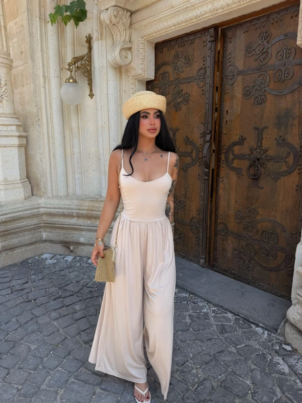 Bej Luna Palazzo Askılı Tulum