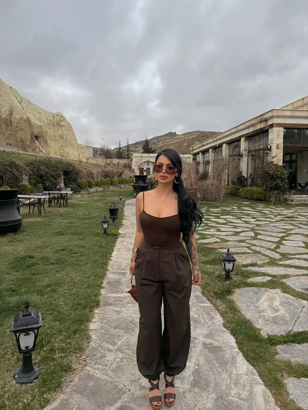 Haki Jogger Balon Pantolon