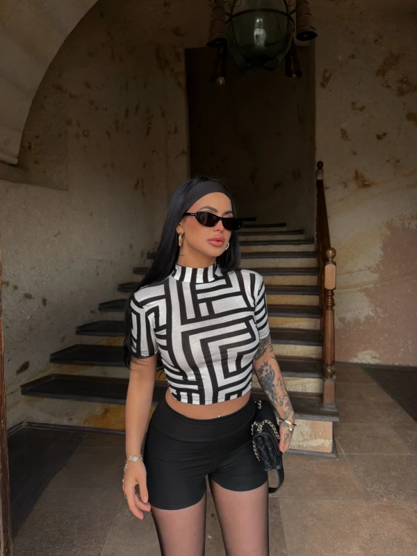 Labirent Dik Yaka Basic Crop