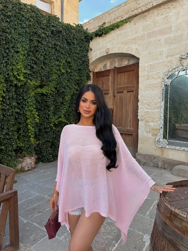 Pudra Oversize Batwing Triko Panço