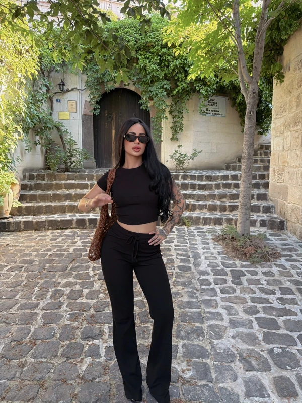 Siyah Compact Basic İkili Takım