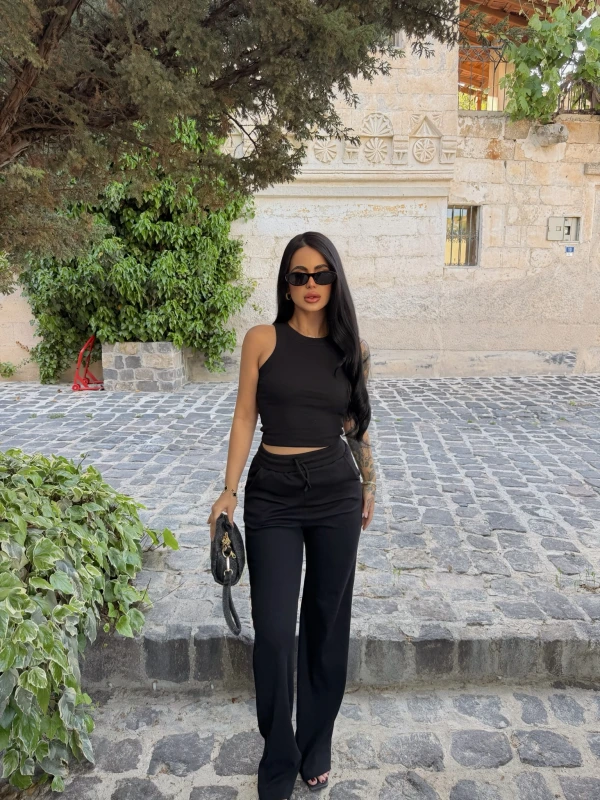 Siyah Kaşkorse Basic İkili Takım