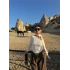 Beyaz Fularlı İki Parça Crop