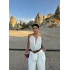 Beyaz Nova Aksesuarlı Bluz